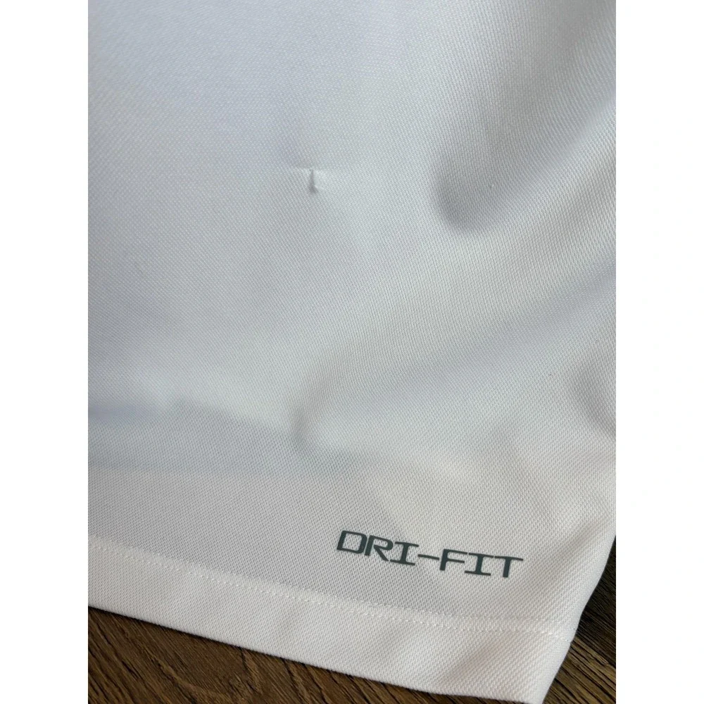 Kansas‎ City Chiefs White Polo Shirt Size XL Dri-Fit Short Sleeved